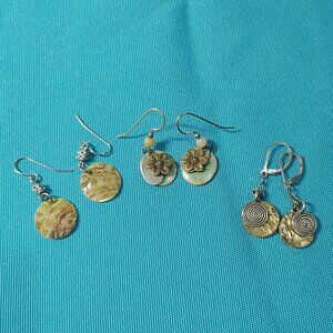 Earrings Set of 3 Various Styles